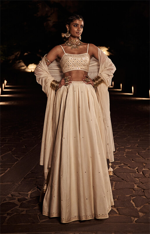 Sibani Lehenga Set – Ivory